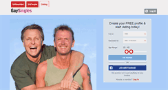 Desktop Screenshot of gaysingles.sareuniteddating.com