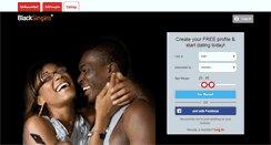 Desktop Screenshot of blacksingles.sareuniteddating.com