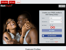 Tablet Screenshot of blacksingles.sareuniteddating.com